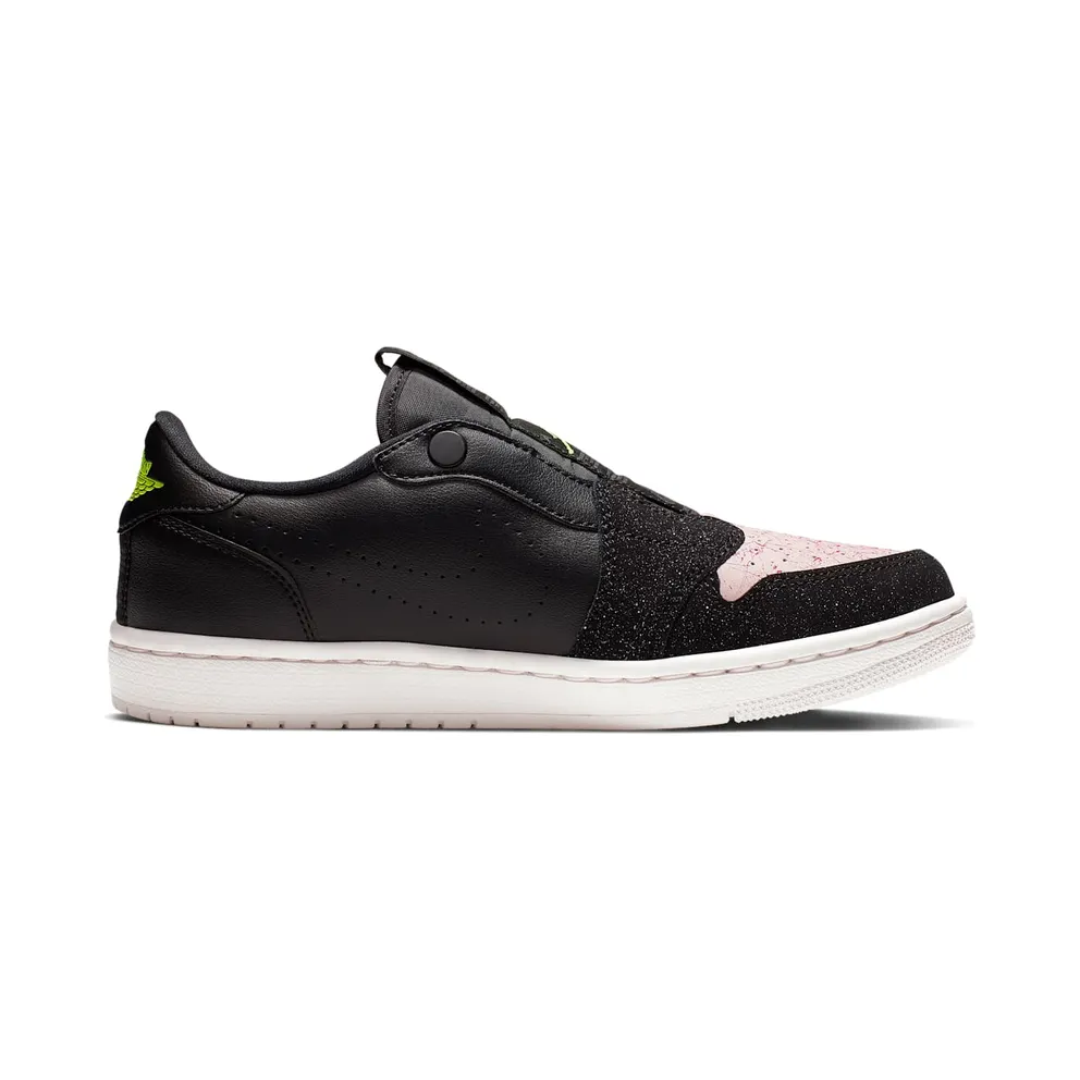 Jordan 1 Retro Low Slip Black Silt Red (W) Black/Volt-Phantom-Silt Red-Rush Maroon (AV3918-002)