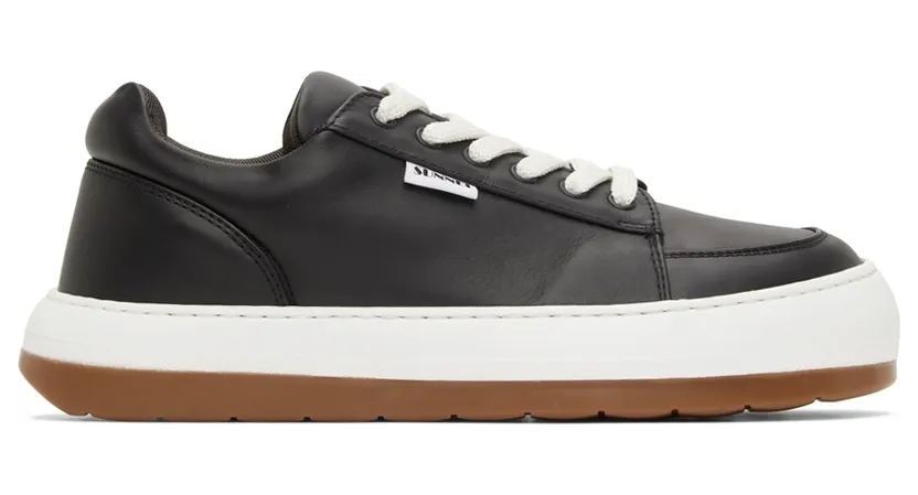 Sunnei Dreamy Leather Sneakers (CFW21D01-BLACK)
