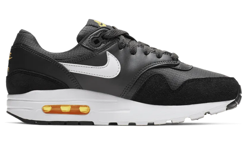 Nike Air Max 1 Anthracite White (GS) Black (807602-017)