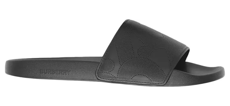 Burberry Embossed Logo Slides Black (80453011)