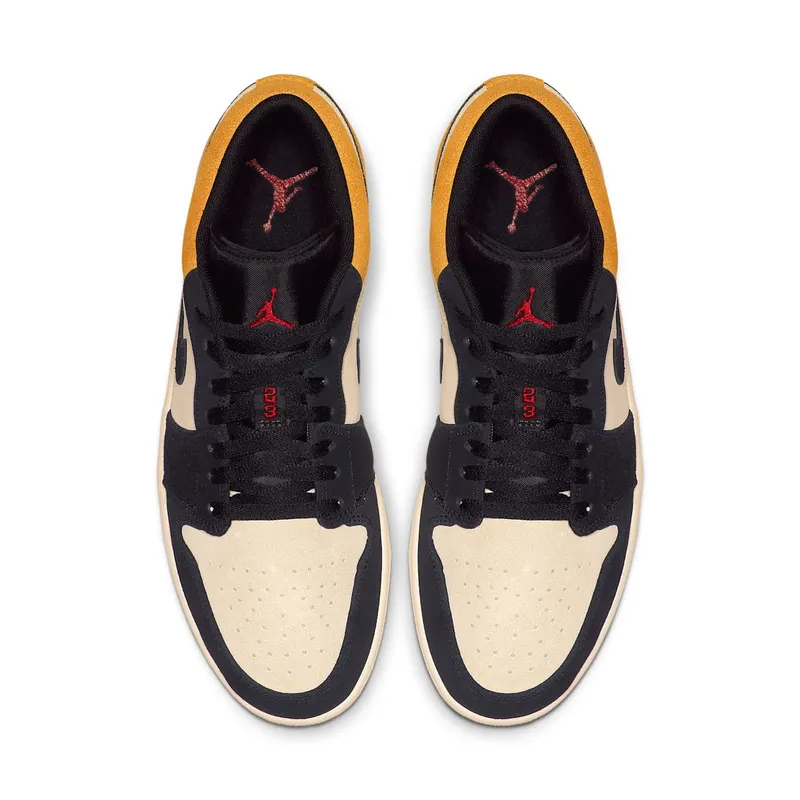 Jordan 1 Low Sail University Gold Black Sail/Gym Red-University Gold-Black (553558-127)