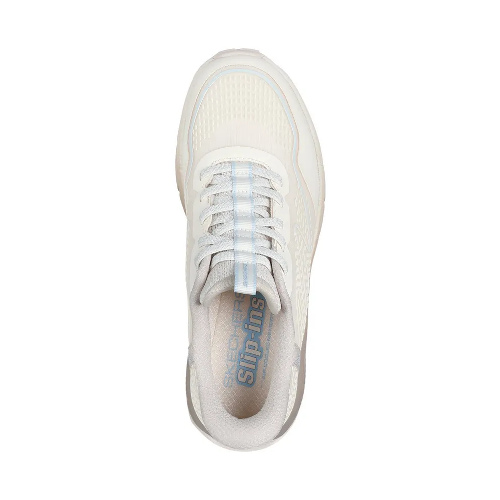 Skechers Slip-ins: Switch Back – Mist – Natuurlijk – “Beige” (180157 NAT)