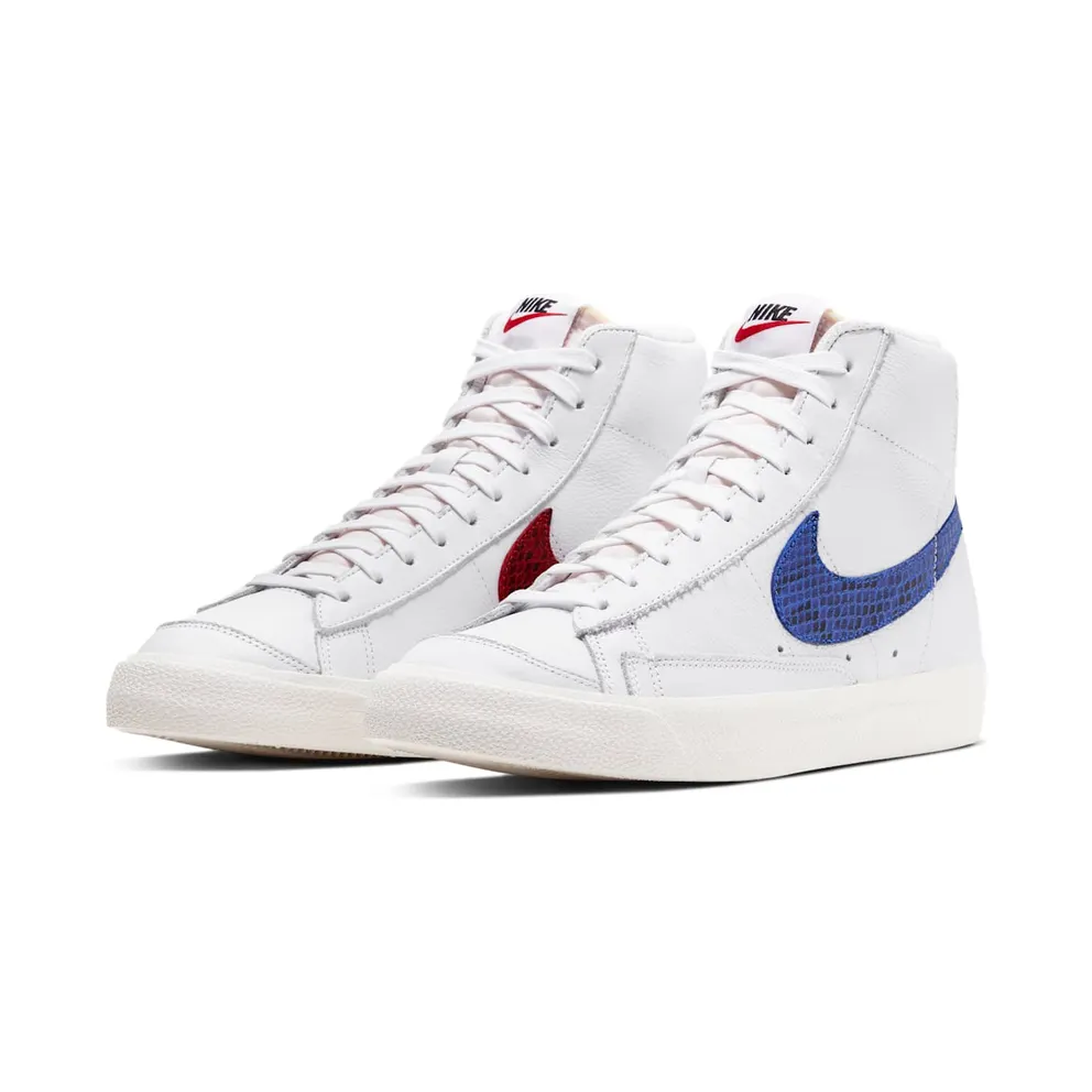 Nike Blazer Mid 77 Red & Blue White/Racer Blue-Sail-University Red (CW7073-100)