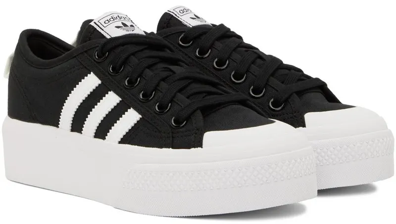 Adidas Nizza Platform Core Black / Cloud White / Cloud White (FV5321)