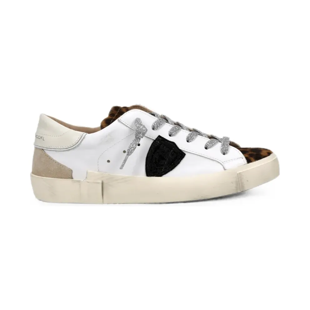 Philippe Model Paris Prsx mit Leopardenprint – White (PRLDVXA2)