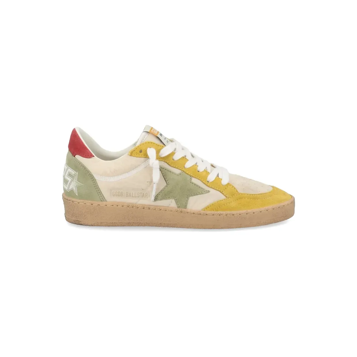 Golden Goose Ballstar sneakers met applicatie – Beige (GWF00746F008148)