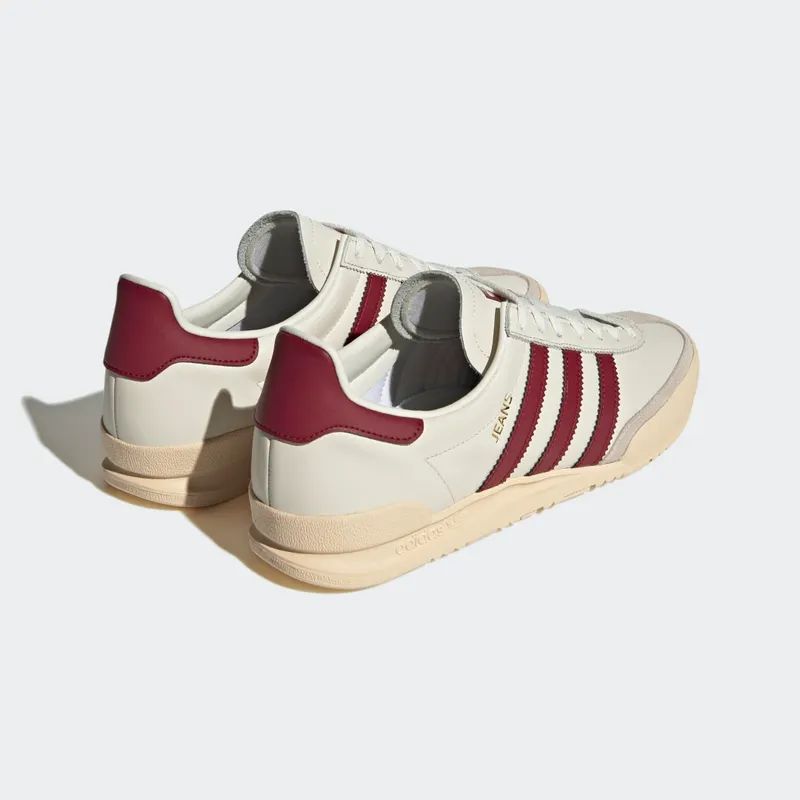 Adidas Jeans Chalk White / Sand Strata / Collegiate Burgundy (GY7437)