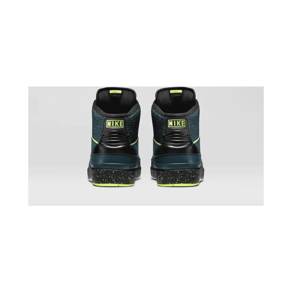 Jordan 2 Retro Nightshade Nightshade/Volt Ice-Black-Pure Platinum (385475-303)