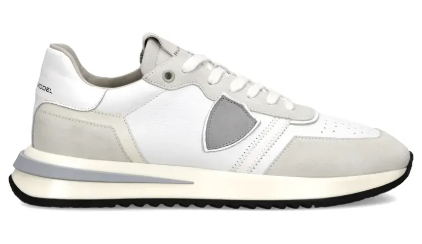 Philippe Model Paris Tropez 2.1 Sneakers mit Triangel-Patch – Weiß (TYLUV001)