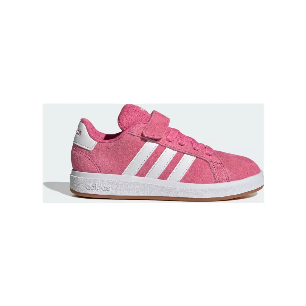 adidas Grand Court 00s Shoes Kids “Pink Fusion / Cloud White / Gum” (JP9350)