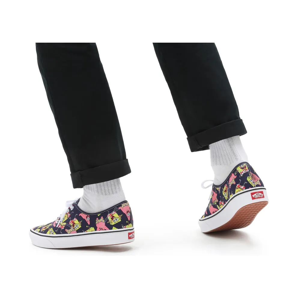 VANS Vans X Spongebob Comfycush Authentic Shoes Black (VN0A3WM7YZ1)