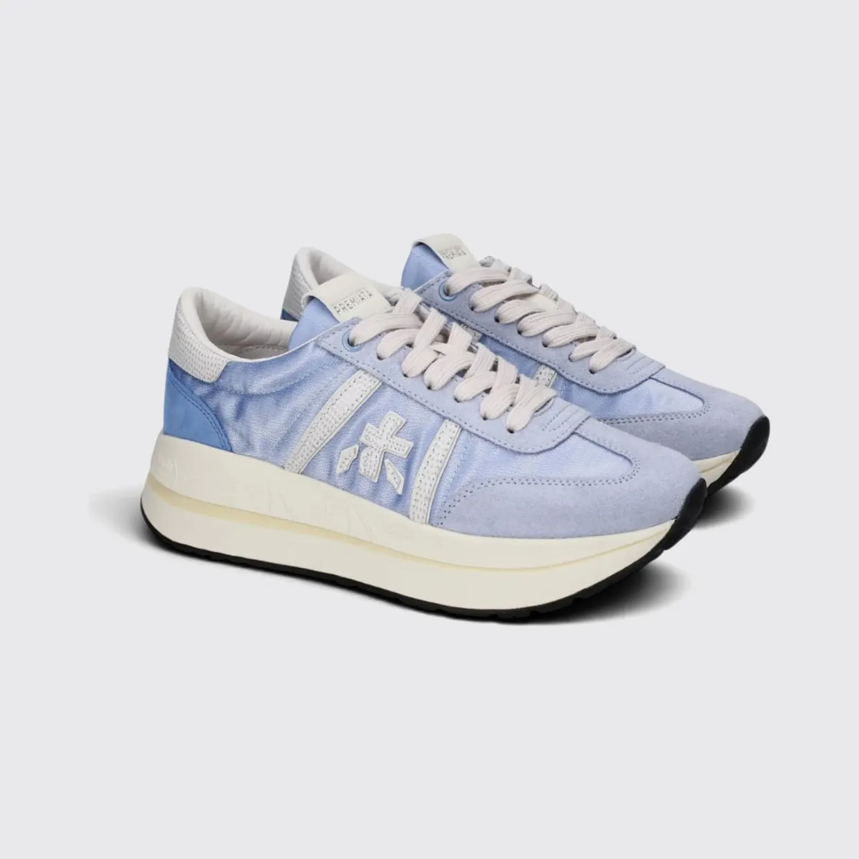 Premiata Leather Bethcoin Sneakers Blue (BETHCOIN8146)