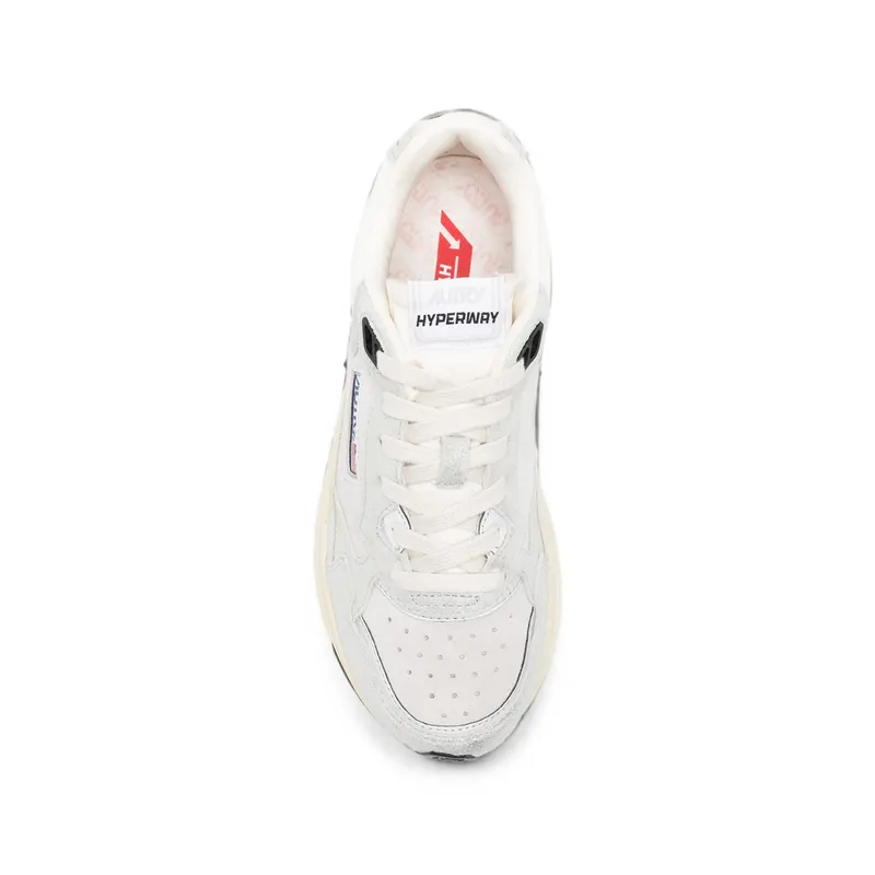 Autry Hyperway Panelled Leather “Silver/Neutrals” (HYLW BF01)