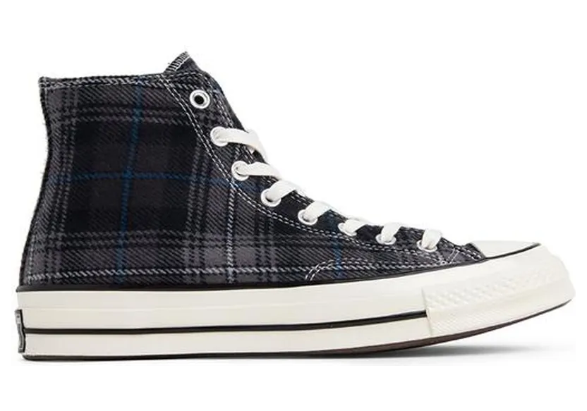 Converse Chuck Taylor All Star 70 Hi ‘Plaid Pack’ Black/Thunder/Egret (162405c)