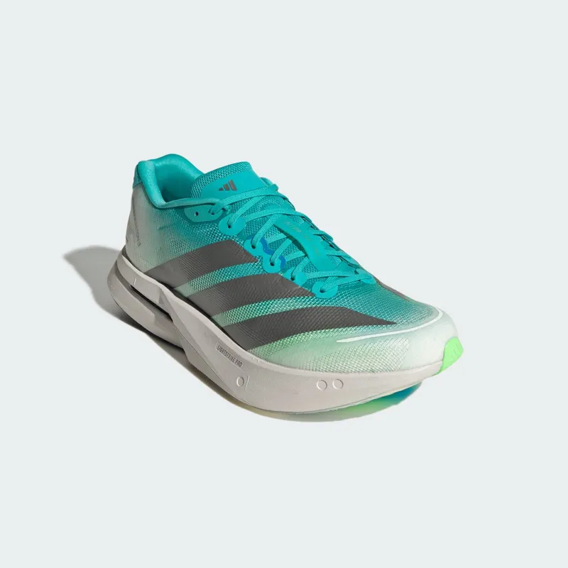 Adidas Adizero Boston 13 Running Shoes Hi-Res Aqua / Iron Metallic / Grey One (KK4990)
