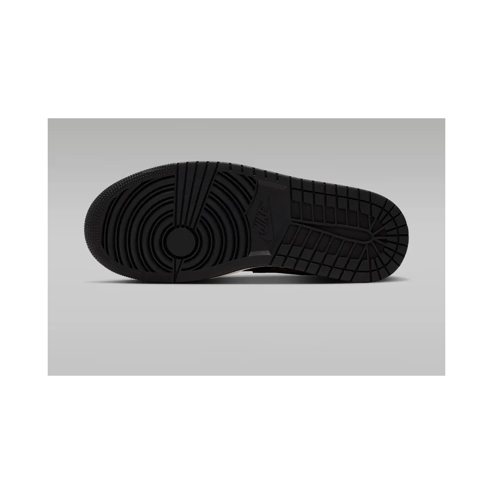 Air Jordan 1 Black / Velvet Brown / Chalk (IQ5162-001)