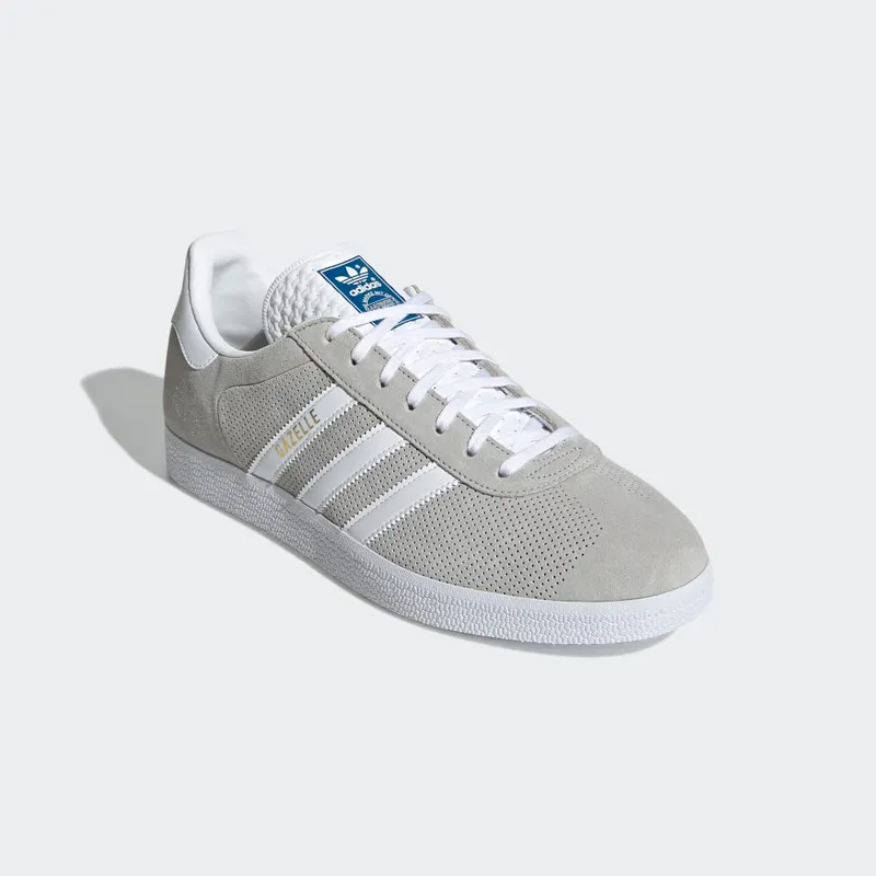 Adidas Gazelle Clear Grey / Cloud White / Gold Metallic (H02224)