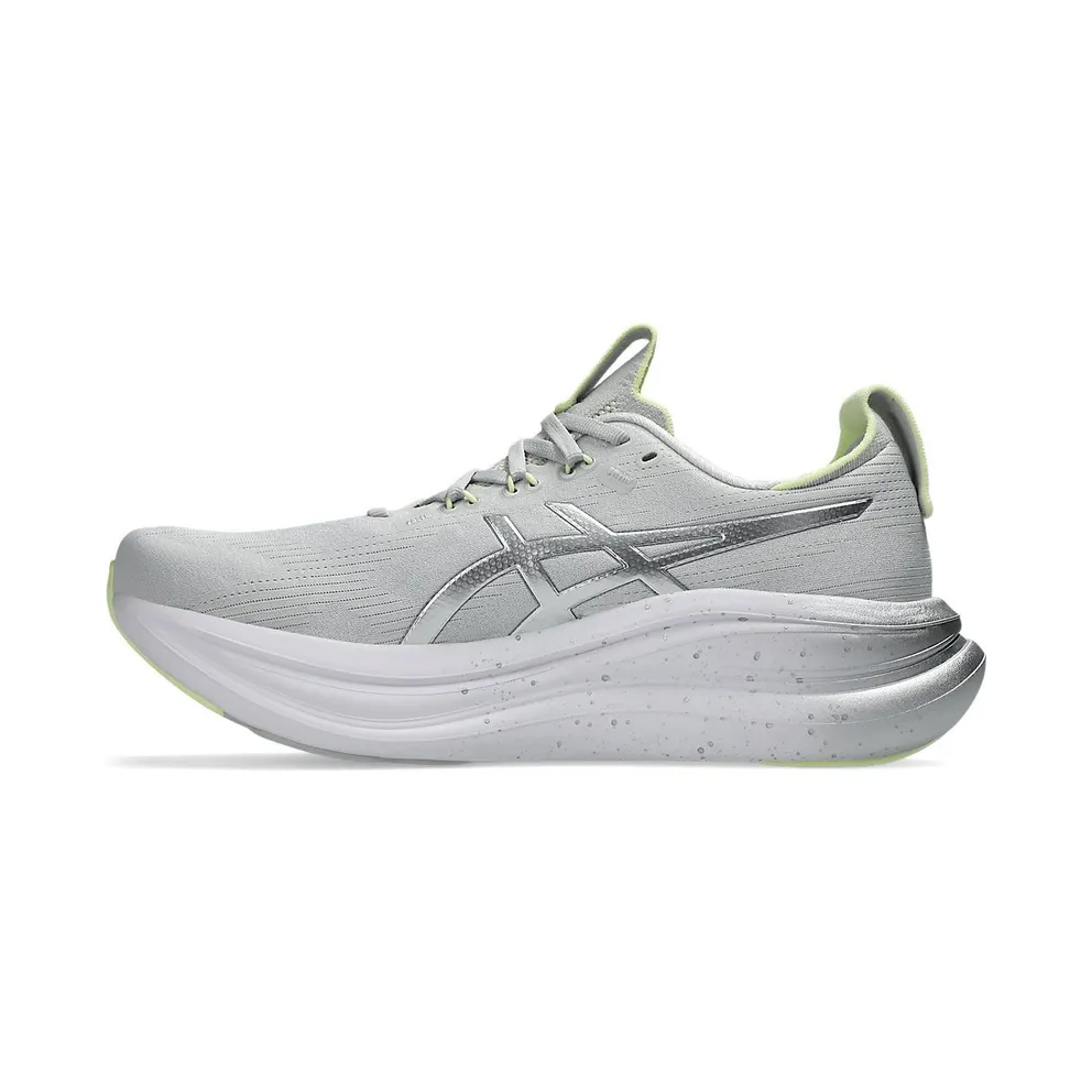 ASICS GEL-NIMBUS 28 PLATINUM “Platinum / Glow Green” (1011C310-020)