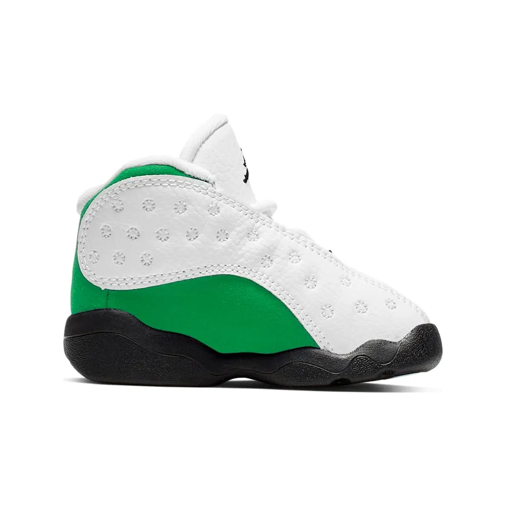 Jordan 13 Retro White Lucky Green (TD) White/White-Lucky Green-Black (414581-113)