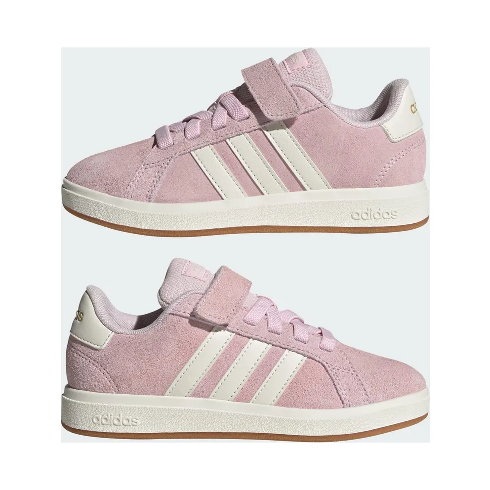 Adidas Grand Court 00s Kids Clear Pink / Off White / Gum (JH6181)