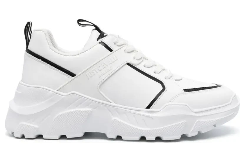 Just Cavalli Klobige mit Logo-Prägung – White (76QA3SL9ZP400)