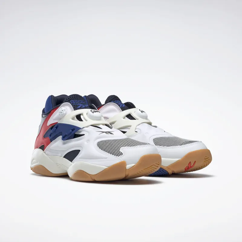 Reebok Pump Court White Navy Red White/Collegiate Navy-Chalk (Other Brands Other)