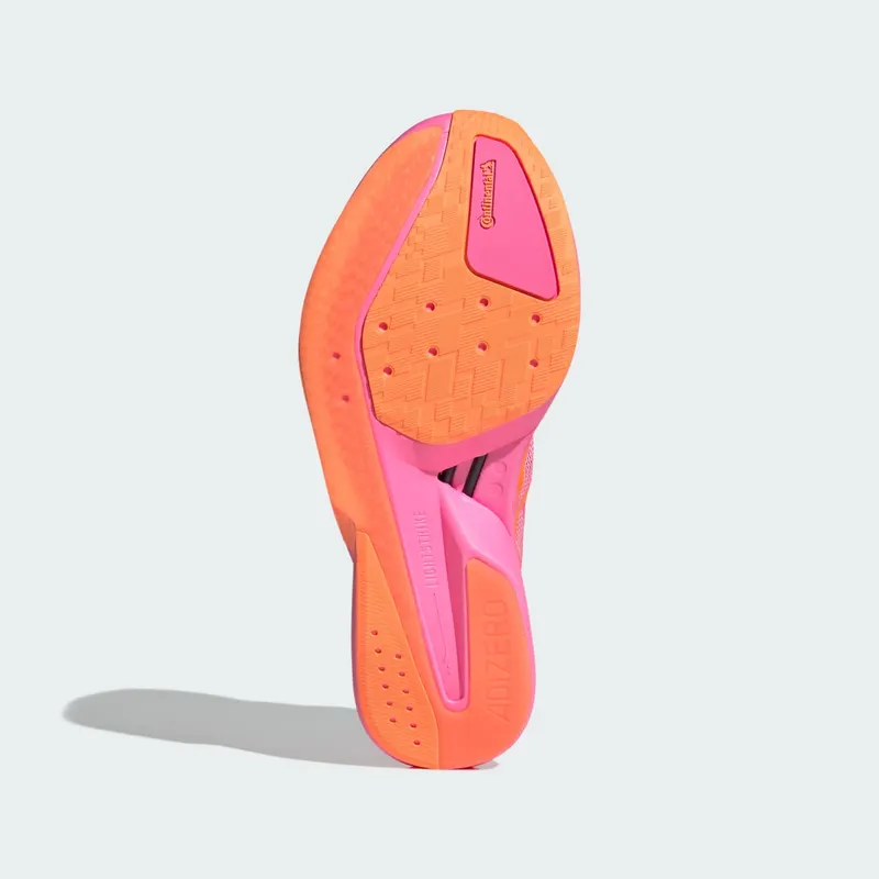 Adidas Adizero Boston 13 Running Shoes Lucid Pink / Lucid Orange / Iron Metallic (KJ3063)