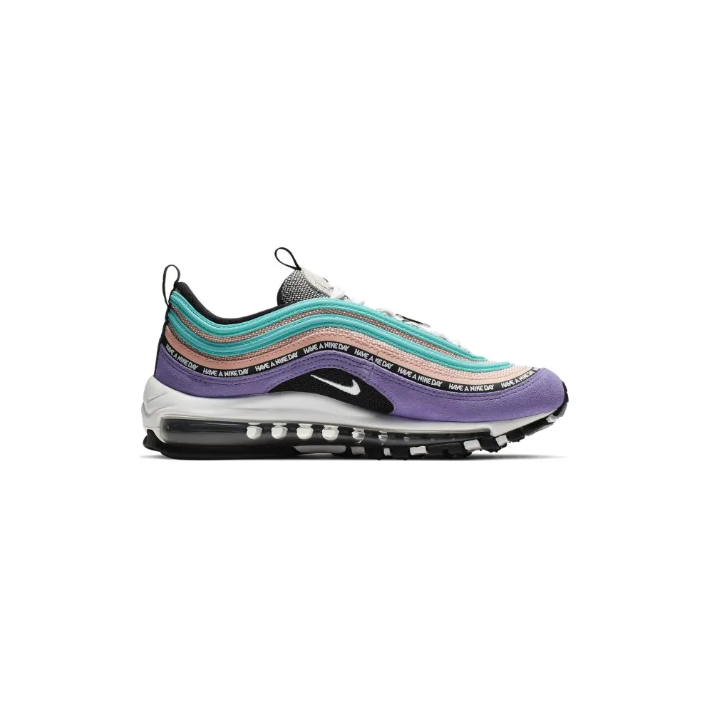 Nike Air Max 97 Have a Day (GS) Space Purple/White-Black-Bleached Coral (923288-500)