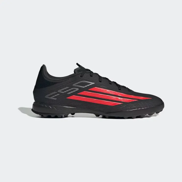 adidas F50 League Turf Football “Core Black / Lucid Red / Core Black” (JR8977)