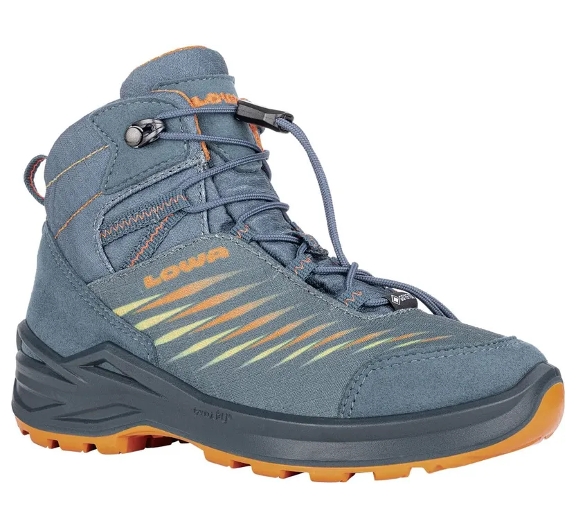 Lowa Zirrox II GTX Mid Kinder Multifunktionsschuhe, türkis, Größe 28 (641129)