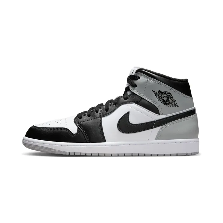 Air Jordan 1 Mid Barons “White / Light Smoke Grey / Black” (DQ8426-101)