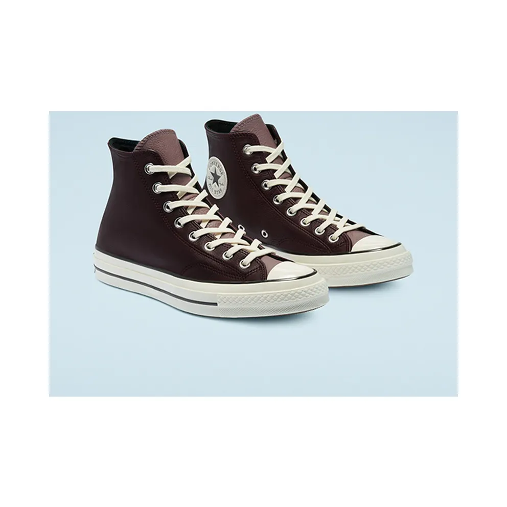 Converse Chuck 70 Leather High ‘Colorblock – Black Currant’ Black Currant/Noble Grey/Egret (169580C)