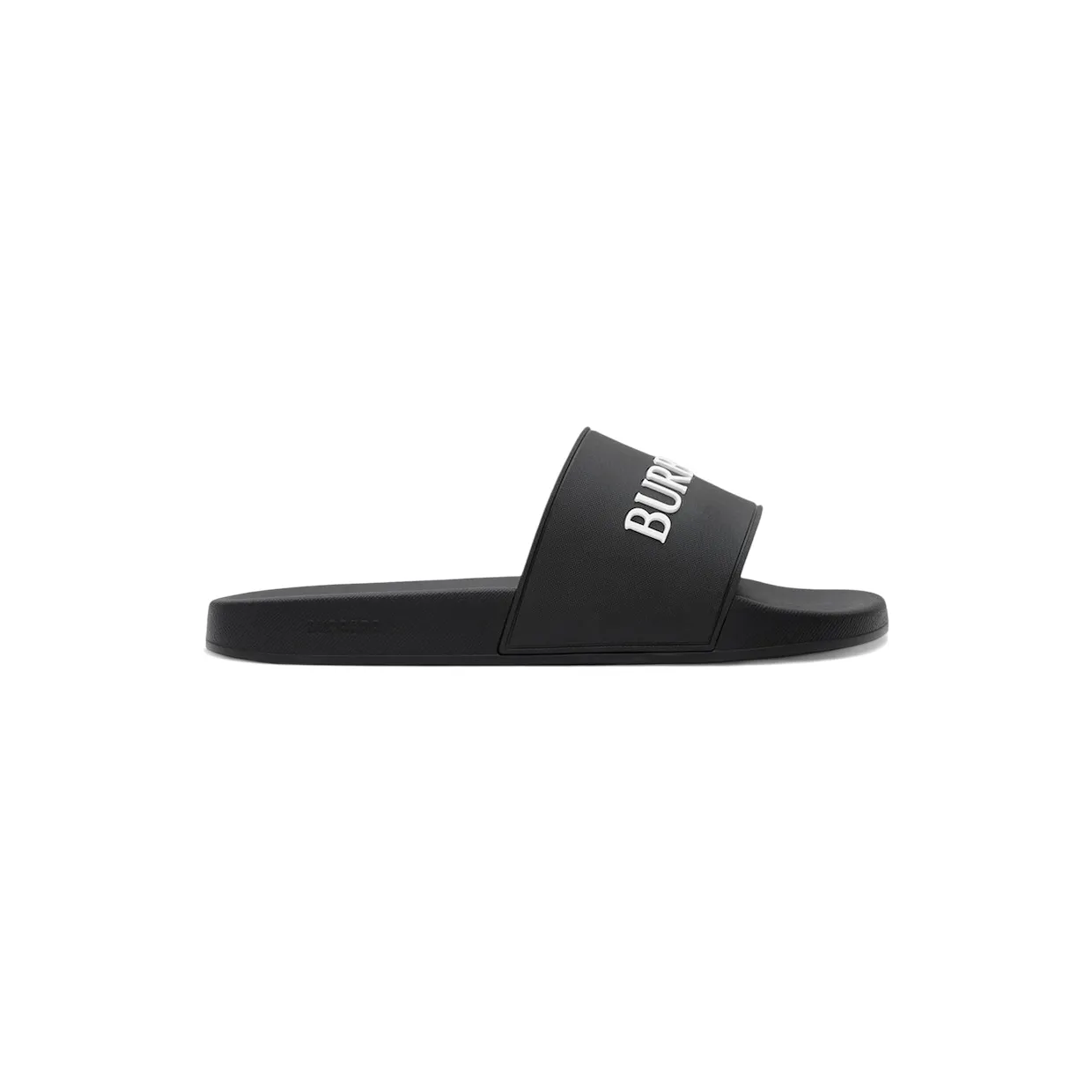 Burberry Furley Logo Slides Black White (8123601)