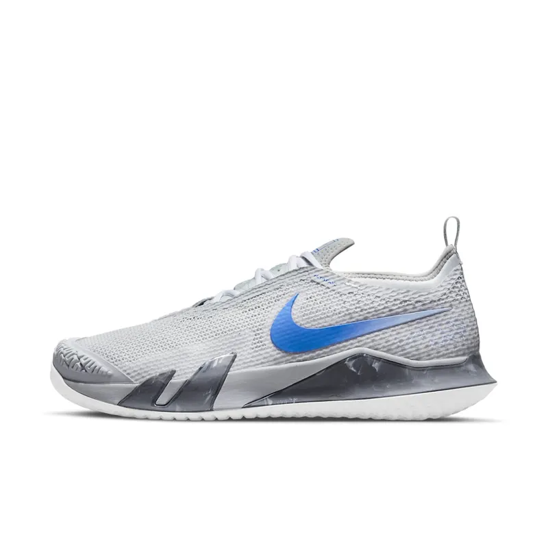 NikeCourt React Vapor Nxt Hardcourt Black “Light Smoke Grey / Aluminium / Grey Fog / Hyper Royal” (CV0724-008)