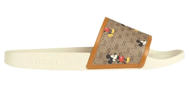Gucci x Disney GG Mickey Slides Beige (603702 HWU60 8488)