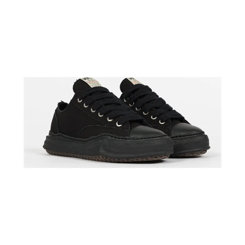 Maison Mihara Yasuhiro Peterson OG Sole Canvas Low Black (A01FW702-BLKBLK)