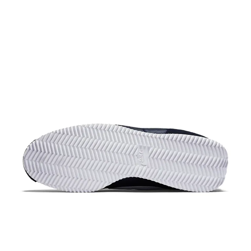 Nike Cortez Basic Nylon Obsidian White-Metallic Silver Obsidian/White-Metallic Silver (819720-411)