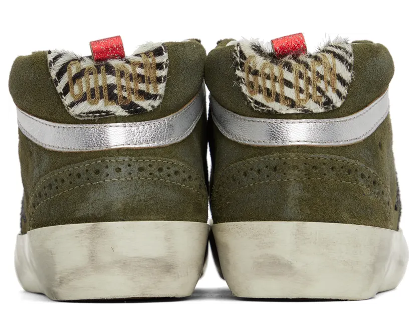 Golden Goose Khaki Mid Star Sneakers (GWF00122.F003228.35811) (2)