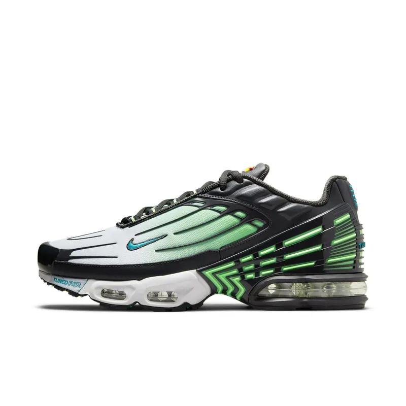 Nike Air Max Plus 3 Black “Off-Noir / Lime Glow / White / Aquamarine” (DM2835-001)