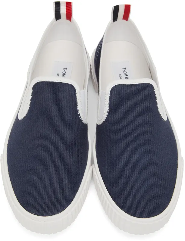 Thom Browne White Slip-On Heritage (MFL064A-01588)