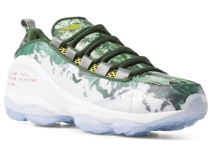 Reebok DMX Run 10 Extra Butter The Predator White/Scout Green-Scarlet-Yellow (Other Brands Reebok)