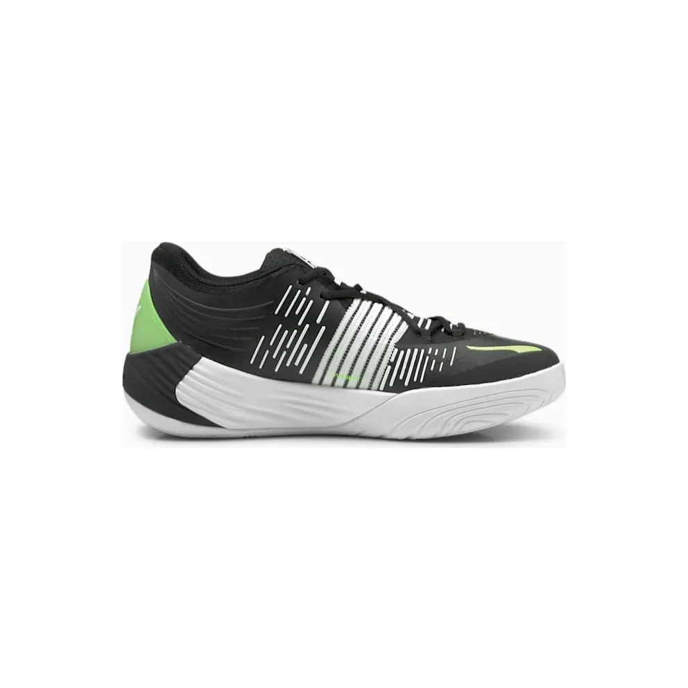 Puma Fusion Nitro Basketball Shoes Black/Green (195587-01)