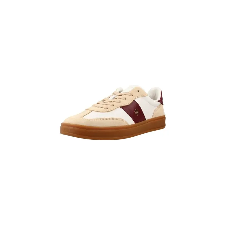 Tommy Hilfiger suede-panelled leather “White” (FW0FW09497)