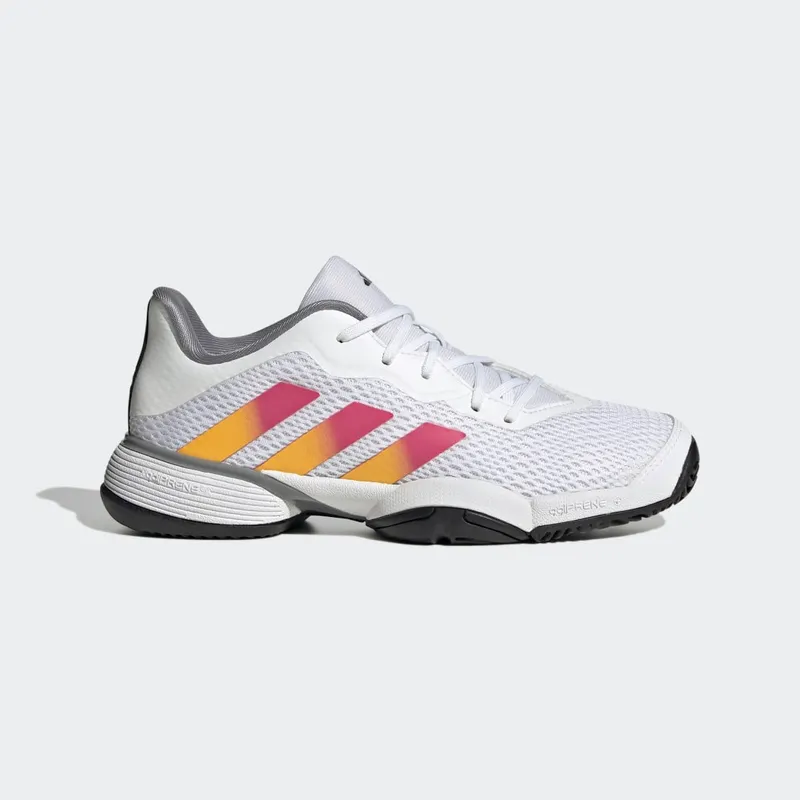 adidas Barricade Tennis Shoes Cloud White / Solar Gold / Lucid Fuchsia (HP9697)