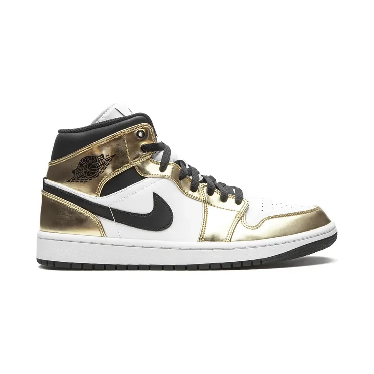 Jordan Air Jordan 1 Mid SE Metallic Gold Sneakers (DC1419)