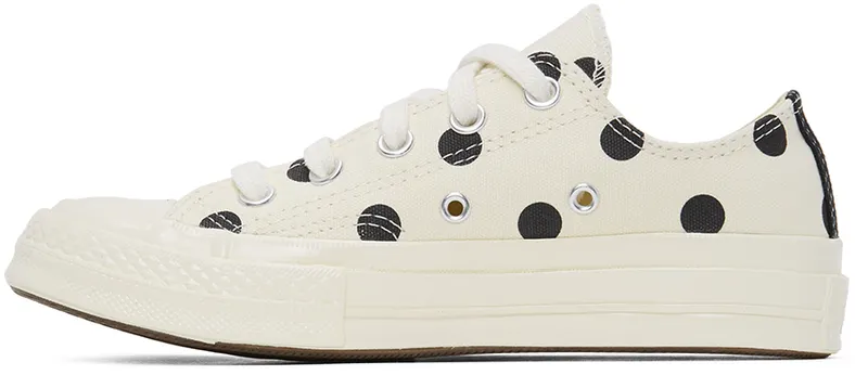 Comme des Garçons Play Black Converse Edition Polka Dot Heart Chuck 70 Low (K114)