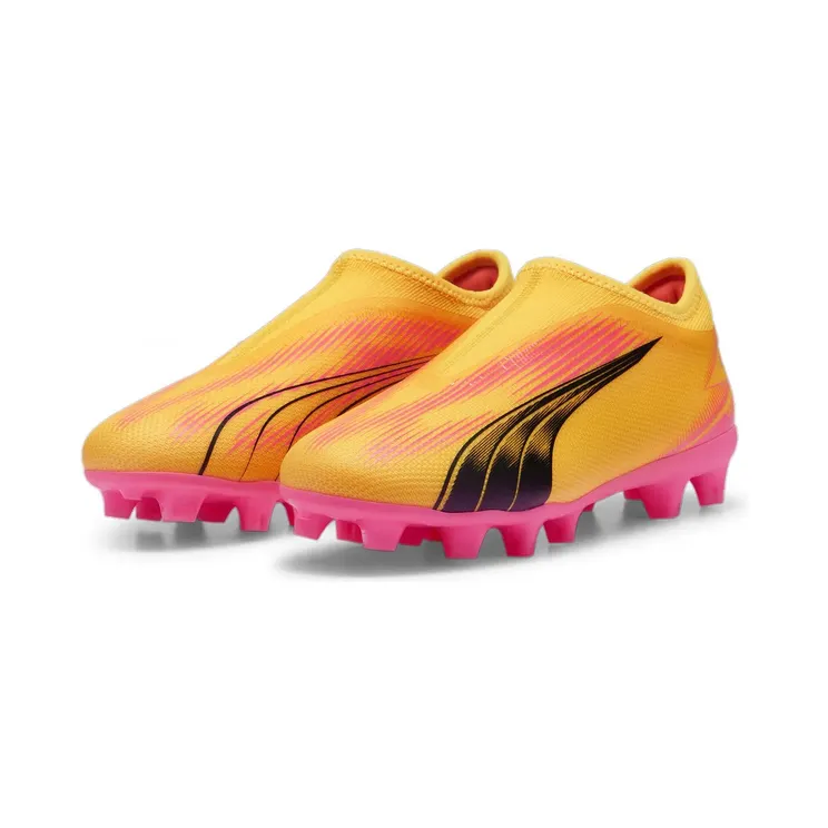 Puma Ultra Match Laceless FG/AG Nockenschuhe, orange (107770)