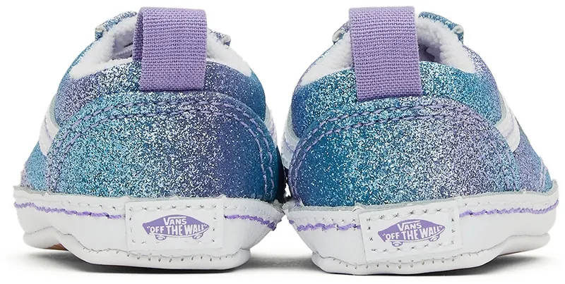 Vans Baby Purple & Blue Old Skool Crib (VN0A3U8KABN1)