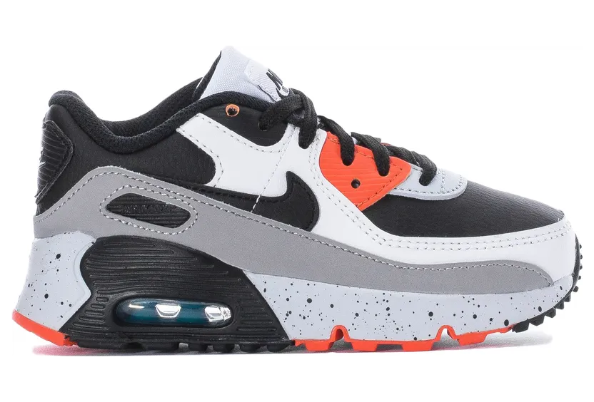 Nike Air Max 90 White Black Orange (TD) (CD6868-110)