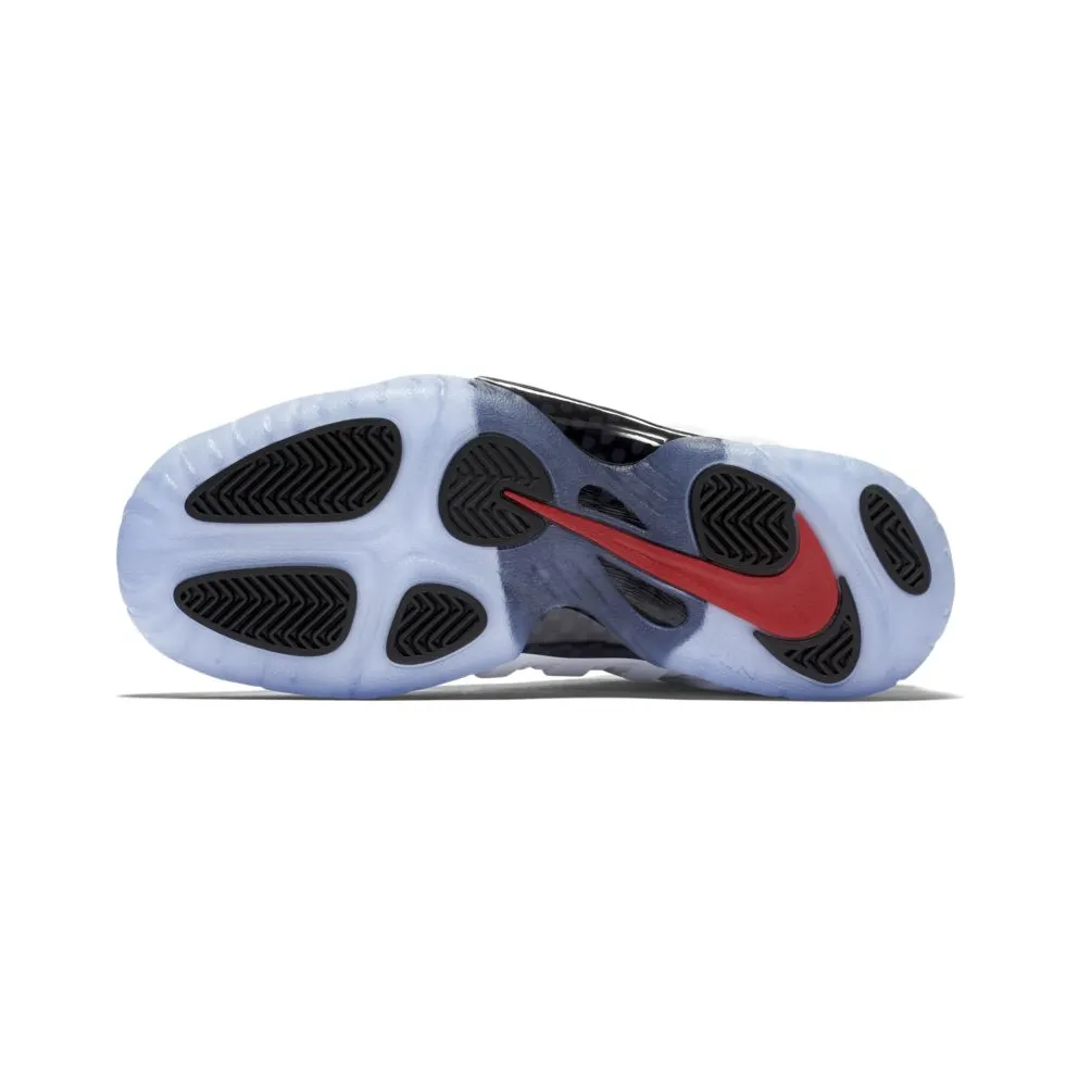 Nike Air Foamposite One Olympic (GS) Obsidian/University Red-Metallic Gold-White (644791-403)